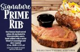 PRIME RIB Our famous hand-carved prime rib marinated in ... PRIME RIB Our famous hand-carved prime rib