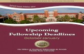 Upcoming Fellowship Deadlines - Florida State ... Click below to schedule an initial meeting About the Deadlines 4 Th e Office of Graduate Fellowships and Awards Florida State University
