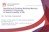 Identifying & Treating Working Memory Problems in ... Working Memory ¢â‚¬¢Impaired visual working memory