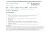 Perioperative Heparin Bridging Therapy Following Warfarin ... uninterrupted warfarin with warfarin cessation