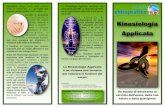 Volantino Kinesiologia Applicata - MondoChiropratico · PDF file 2020-01-18 · Kinesiologia Applicata La Kinesiologia Applicata è una specializzazione della chiropratica ed un importante