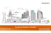 Sunteck Realty Limited 2019-10-21¢  Signia Waterfront, Airoli Indicative Artistic Impression COMPLETED