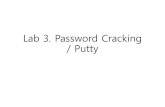 Lab3-Password Cracking, ... Microsoft PowerPoint - Lab3-Password Cracking, Putty Author user Created
