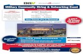 AT&T Stadium RECRUIT Military Community Hiring & Networking Event CURRENT - FEATURED COMPANIES - (more
