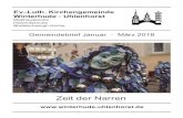 Zeit der Narren - Kirche Hamburg 2017-12-21¢  Winterhuder Weg 132, 22085 Hamburg Hrsg.: der Kirchengemeinderat