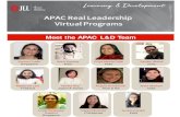 APAC Real Leadership Virtual Programs 2020-04-15¢  APAC Real Leadership Virtual Programs Meet the APAC