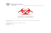 Bloodborne Pathogens Exposure Control Plan · PDF file 2020-03-25 · The OSHA Bloodborne Pathogens Standard was modified in 2001 to include the Needlestick Safety and Prevention Act