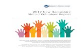 2017 New Hampshire Skilled Volunteer Report Skilled Volunteer Report The 2017 New Hampshire Skilled