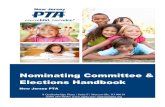 Nominating Committee Handbook - Upper Greenwood Lake PTA Election¢  CONDUCTING LOCAL PTA ELECTIONS