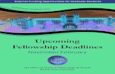 Upcoming Fellowship Deadlines - Florida State University 2017-11-09¢  Summer Fellowship in Disability