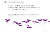 City of Mandurah Health and Wellbeing Profile 2019 /media/Files... · PDF file City of Mandurah Health and Wellbeing Profile 2019 Page 11 of 24 A more active SMHS Physical inactivity