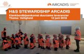 H&S STEWARDSHIP ARCADIS - Duurzame Leverancier 2018-06-26¢  ¢© Arcadis 2017 Arcadis wil dat: ¢â‚¬¢H&S