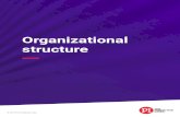 Organizational structure ... organizational structure by identifying blockers, creating new e¯¬’ciencies,