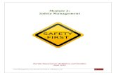 Module 3: Safety Managementc Case Management Pre -Service Curriculum | Module 3-TG 1 Module 3: Safety