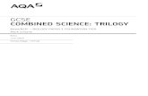 GCSE COMBINED SCIENCE: TRILOGY 8464/B/1F ¢â‚¬â€œ BIOLOGY PAPER 1 FOUNDATION TIER. Mark scheme : 8464 : June