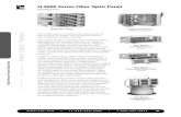 Fiber Optic Panels (FOP): FL2000 Series Fiber Optic dl. Storage Deck Chassis Mounts with FL2000 termination