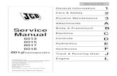 JCB 8013 Mini Excavator Service Repair Manual SNï¼893000 Onwards