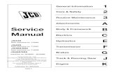JCB JS500 Tracked Excavator Service Repair Manual SN714550 Onwards