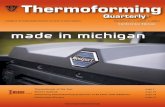 Thermoforming Thermoforming QUArTerLY 1 Quarterly ¢® Thermoforming A JOURNAL OF THE THERMOFORMING DIVISION