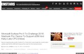 Microsoft Surface Pro 5 To Challenge 2016 Kaby Lake CPU [Video] 2018-09-10¢  Rid of My Toenail Fungus