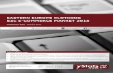 EASTERN EUROPE CLOTHING B2C E-COMMERCE ... ... Overview of Clothing B2C E-Commerce Market and Players, January 2015 Top Product Categories by B2C E-Commerce Sales, incl. “Clothes,