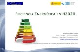 EFICIENCIA ENERGÉTICA EN eficiencia... EFICIENCIA ENERGÉTICA EN H2020 Pilar González Gotor Reto Energía – Horizonte 2020 División Programas Europeos- CDTI mpilar.gonzalez@cdti.es