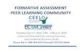 FORMATIVE ASSESSMENT PEER LEARNING ceelo.org/wp-content/uploads/2014/06/CEELO_FA_PLC_June... FORMATIVE