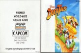 Duck Tales - Nintendo NES - Manual - gamesdatabase PREMIER WORLD-WIDE ARCADE GAME DESIGNER CAPCOM 3303