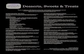 Desserts, Sweets & Treats - Larry's muffins, coffee cakes and many other items. DECORATED SHEET OR LAYER