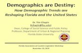 Demographics are Destiny   Population Pyramids. ¢â‚¬¢ Population pyramids show the composition