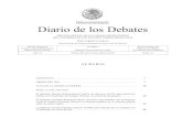 Diario de los Debates - Dirección General de Crónica · PDF file 2015-06-24 · Diario de los Debates de la Cámara de Diputados 3 Año III, PrimerPeriodo, 30 de octubre de 2014