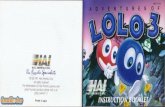 Adventures of Lolo 3 - Nintendo NES - Manual - Title: Adventures of Lolo 3 - Nintendo NES - Manual
