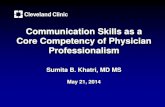 Communication Skills as a Core Competency of Physician ... Supportive statements Naming emotions .