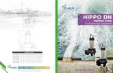 HIPPO DN-Series Dimensions HIPPO DN - Sump Pumps 2020-03-25¢  HIPPO DN-Series Dimensions SERIES 50HZ