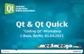 Qt & Qt Quick - "Coding Qt"-Workshop @ MeeGo Freeday