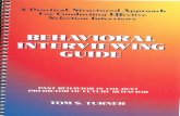 Tom S. Turner - Behavioral Interviewing Guide