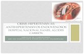 CRISIS HIPERTENSIVAS: antihipertensivos endovenosos