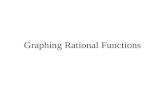 Graphing Rational Functions. What is a rational function? or