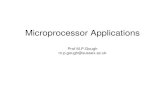 Microprocessor Applications - University of michaelg/microprocessorapplications/...Microprocessor Applications ... Syllabus : Microprocessor architecture, ... â€¢ Computer (microprocessor