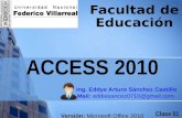 Access 2010 - UNFV