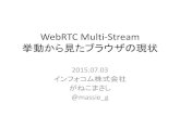 WebRTC multistream