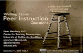 Writing good peer instruction questions