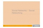 Social Networks - Social Networking