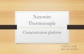 Nanowire thermocouple