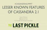Cassandra Summit 2014: Lesser Known Features of Cassandra 2.1