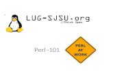 Perl  101 - The Basics of Perl Programming