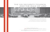 UNSC & Rule of Law