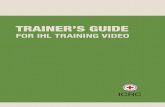 Trainers guide for ihl training
