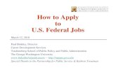 How to Apply to U.S. Federal Jobs - NYU ?? Eligibility: Open to all or ... â€“ Other hiring authorities (DHA, Vets, Disabled) â€¢ Hiring protocol preferred by agencies ...