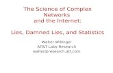 The Science of Complex Networks  and the Internet: Lies, Damned Lies, and Statistics